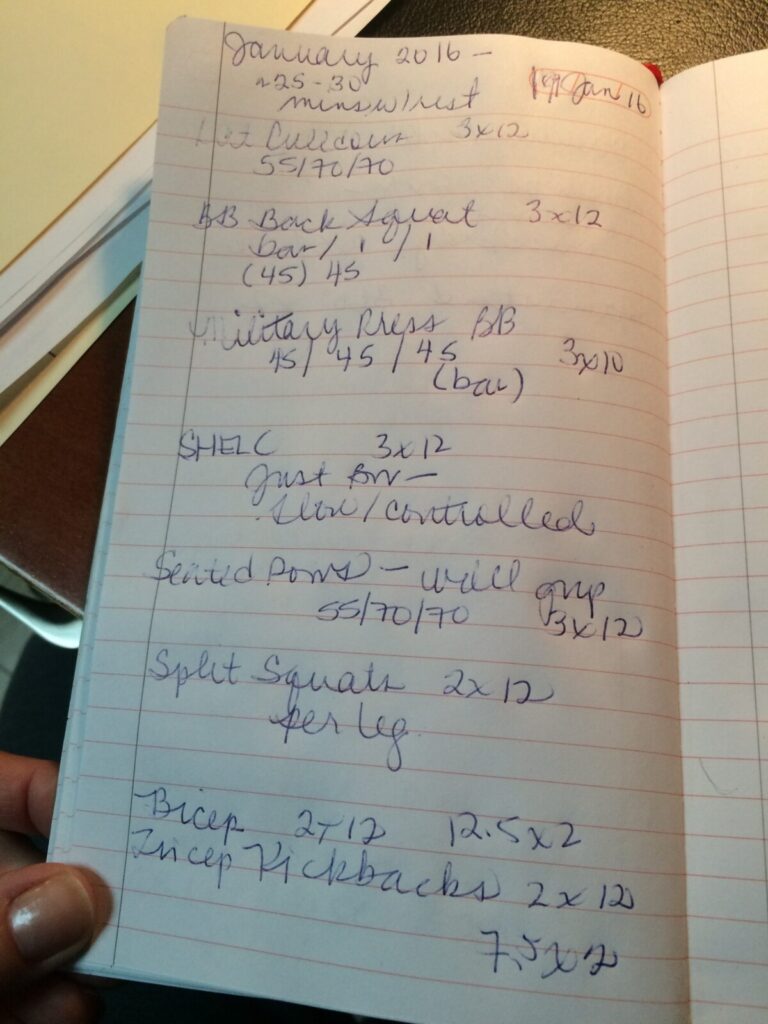 Training Log