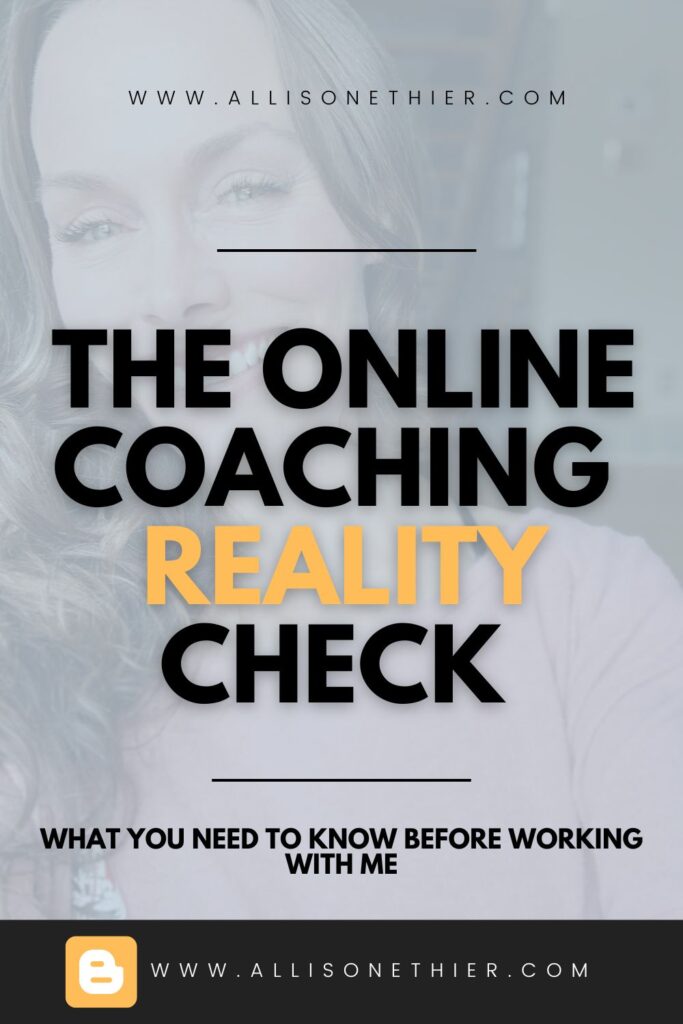 online coaching reality check